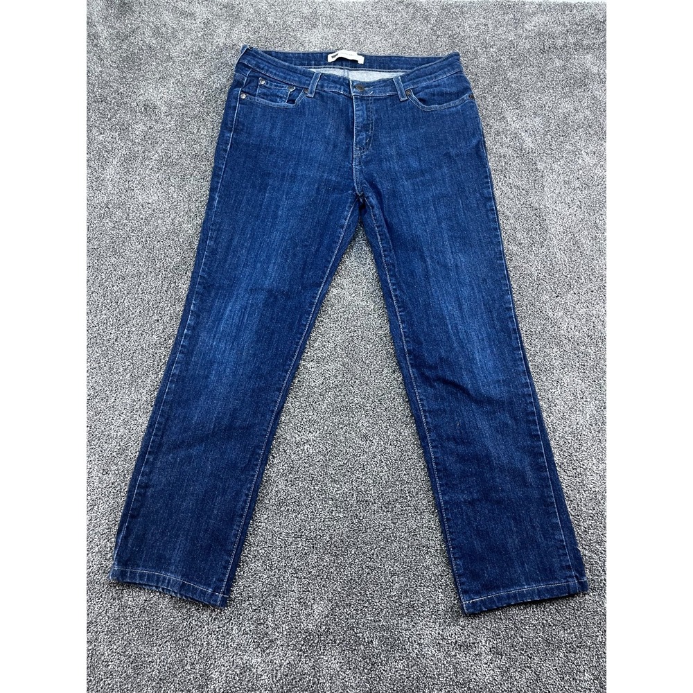 Levis Jeans Womens 12M 31x26 Blue Denim Mid Rise‎ Skinny